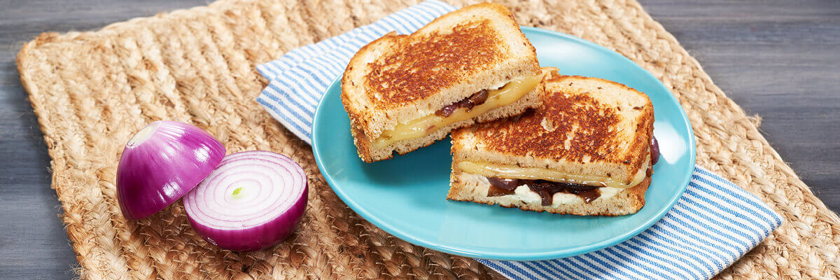 Grilled Onion and Jack Pepper Cheese Sandwich