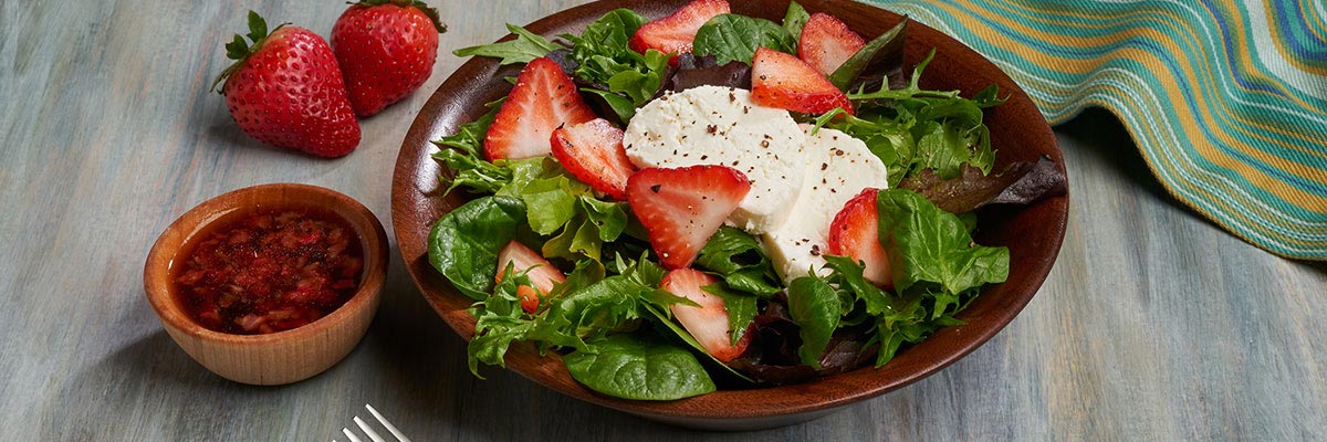 Strawberry and Goat Cheese Salad