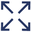 Four point arrow icon