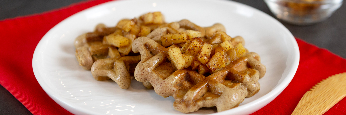 Apple Cinnamon Waffles