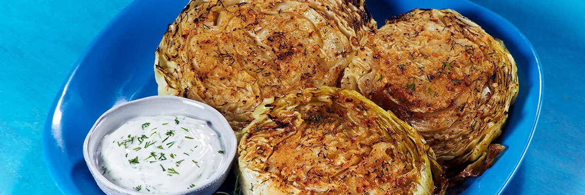 Seasoned Cabbage Steaks Davita
