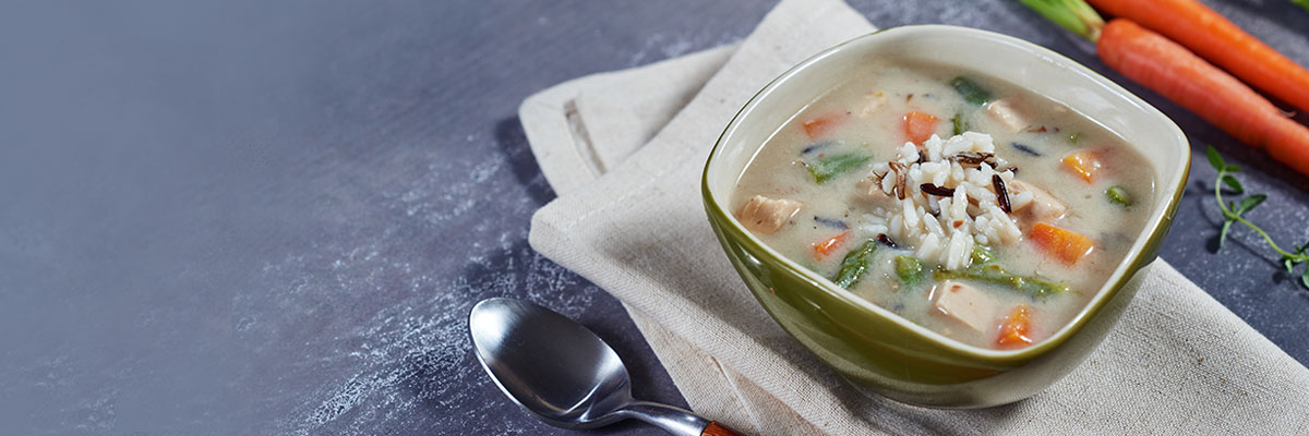 Cream of Chicken Wild Rice Asparagus Soup