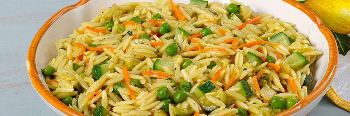 Creamy Orzo and Vegetables