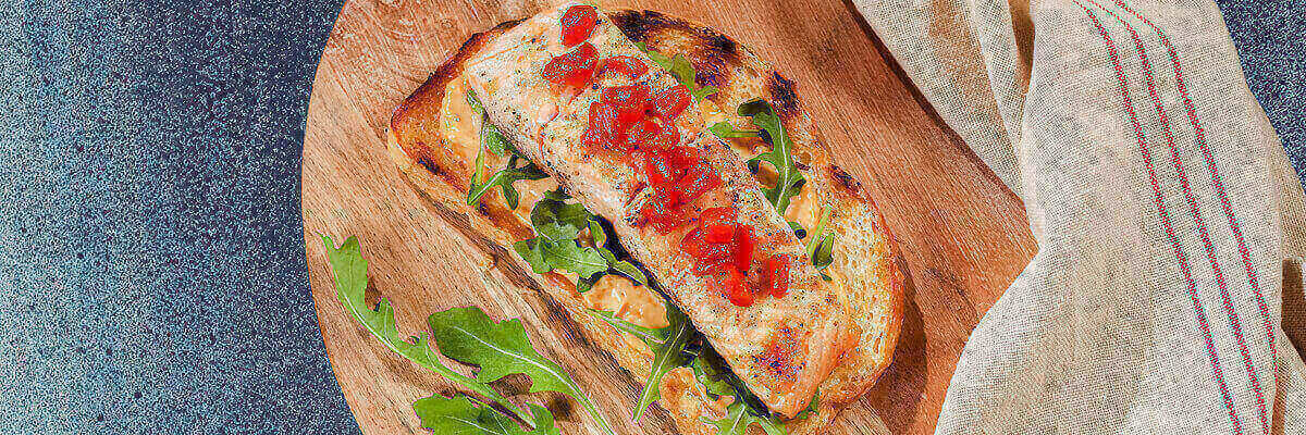 Grilled Salmon Sandwiches with Chipotle Mayonnaise2