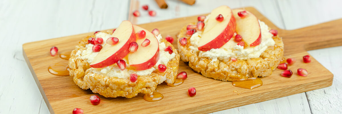 Honey Apple Rice Cakes