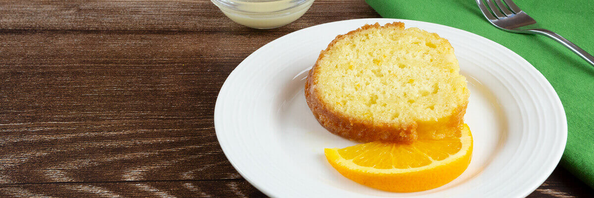 Orange Bundt Cake with Honey Glaze