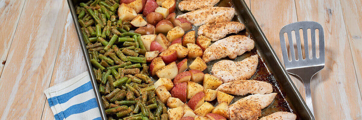 Sheet Pan Chicken, Green Beans & Potatoes