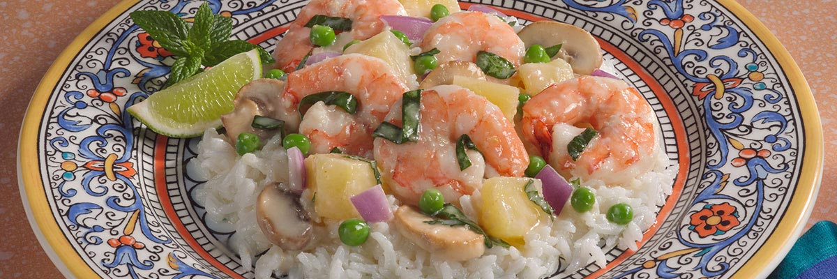 Thai Pineapple Shrimp Jasmine Rice