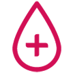 Blood droplet icon