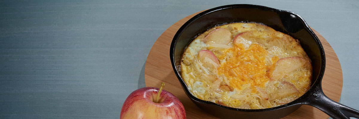 Apple Onion Omelet