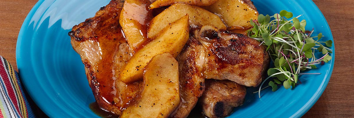 Apple Spice Pork Chops