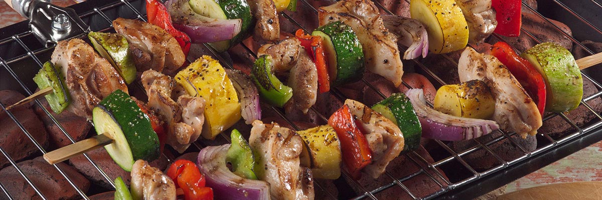 Chicken and Vegetable Kabobs