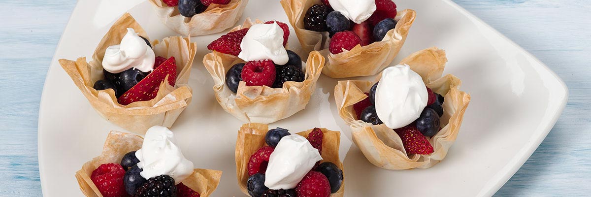 Dessert Cups with Fresh Fruit