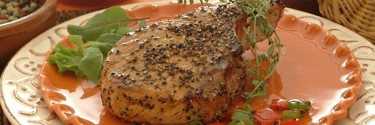 Peppercorn Pork Chops