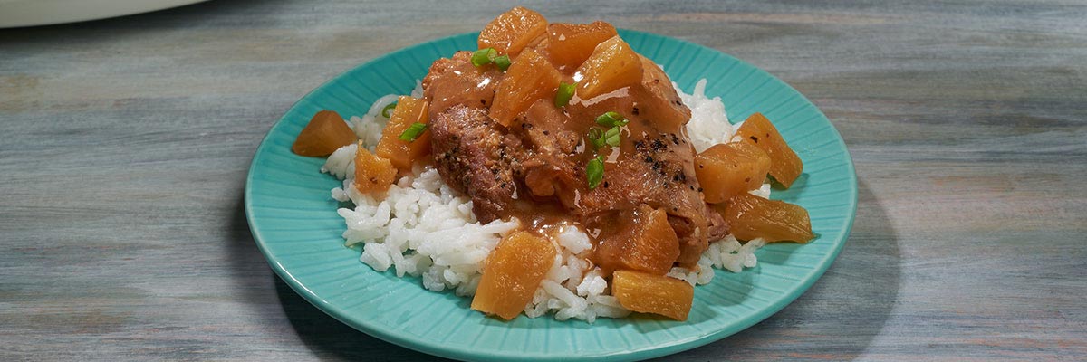 Pineapple Glazed Chicken Thighs