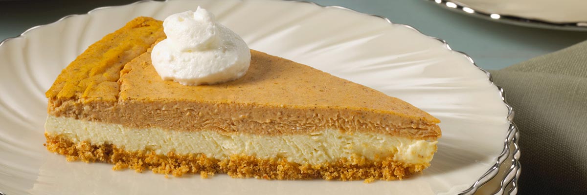 Pumpkin Layer Cheesecake