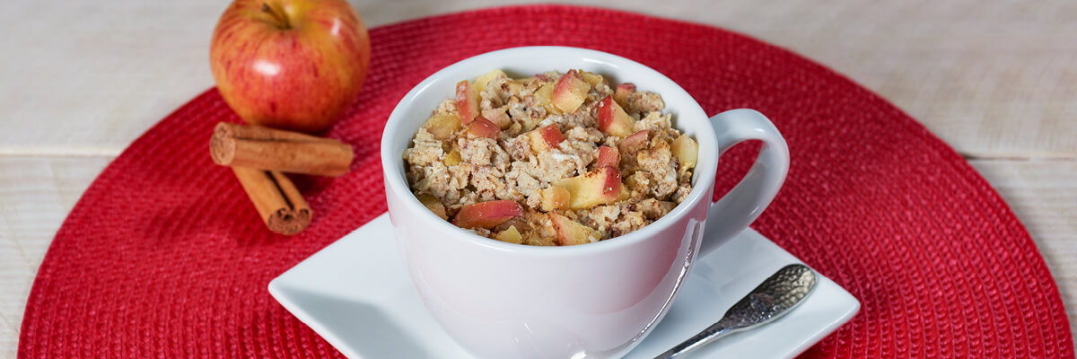 Quick and Easy Apple Oatmeal Custard