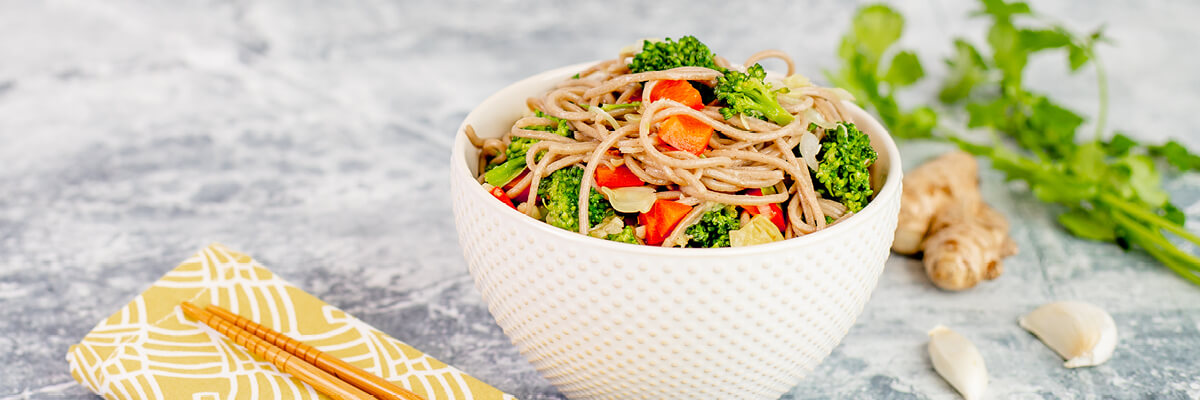 Sesame and Ginger Soba Noodles