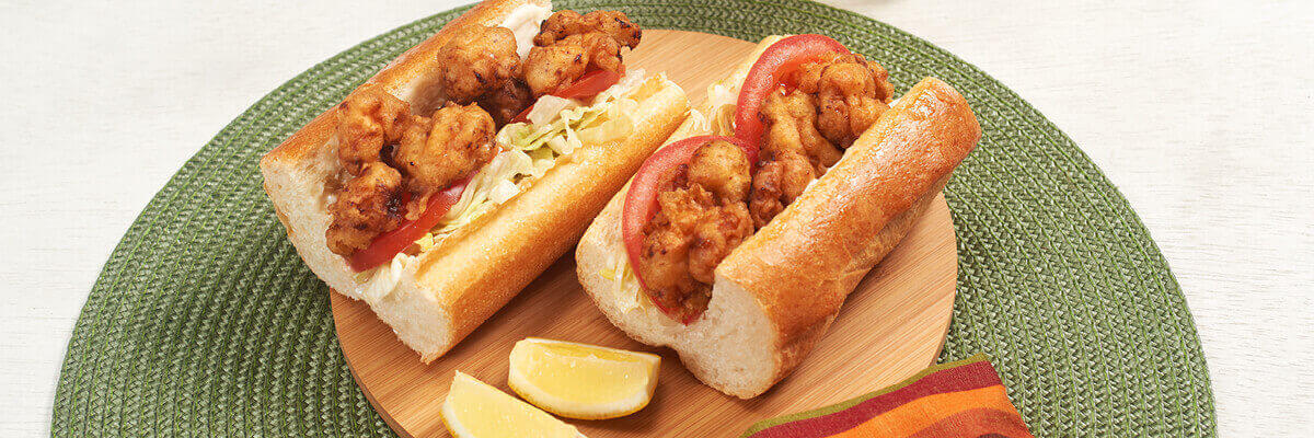 Shrimp Po Boy Sandwiches