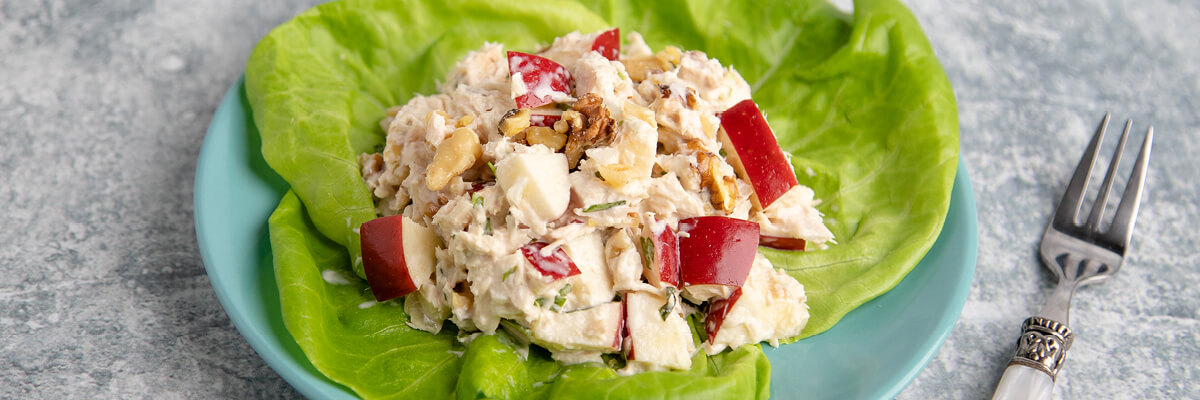 Tarragon Apple Tuna Salad with Walnuts